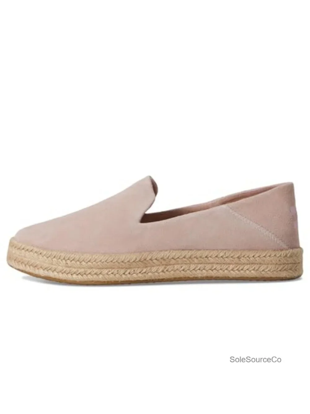TOMS Women's Carolina Slip-on Espadrille Flatform Suede